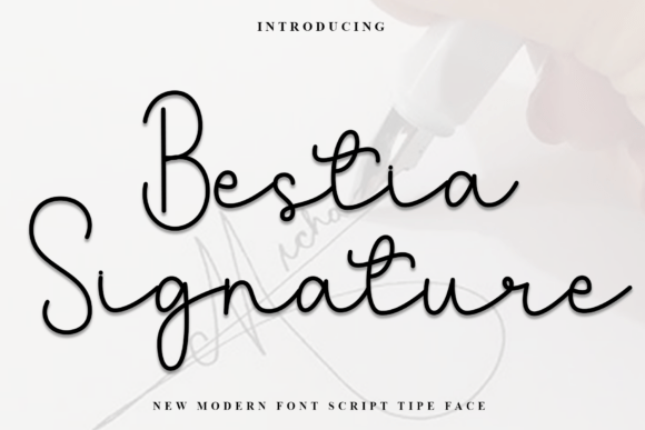 Bestia Signature: The Creative Font for Warm Brand Identity