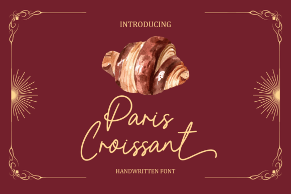 Bringing Parisian Charm to Your Shop with Pariscroissant Font