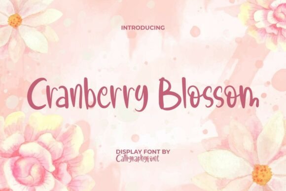 Cranberryblossom: A Script Font for Modern Web Design