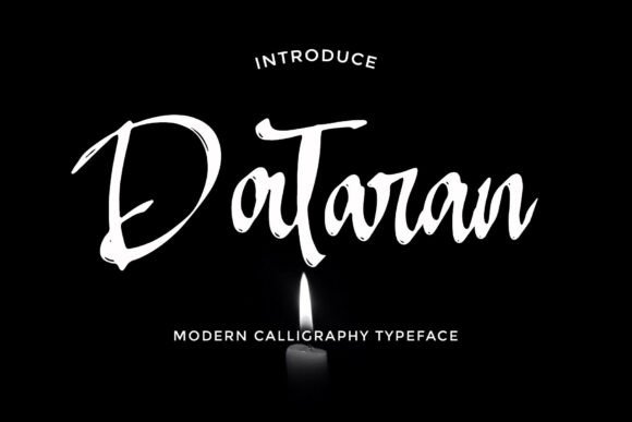 Dataran: The Modern Script Typeface for Polished Brand Identity
