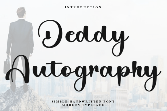 Deddy Autography: The Premium Script Font for Campaign Design