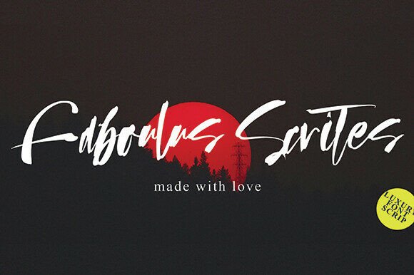Faboulus Scrites: A Dynamic Typeface for Modern Web Design
