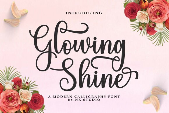 Glowing Shine: The Script Font That Elevates Small Business Branding