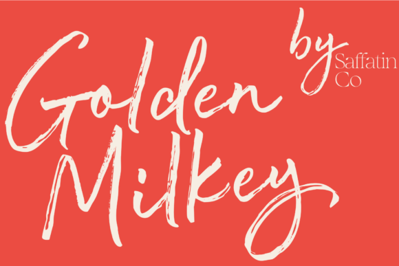 Golden Milkey Brush: The Perfect Typeface for Small Business Branding