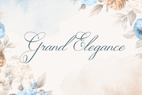 Grand Elegance: The Premium Script Font for Polished Branding