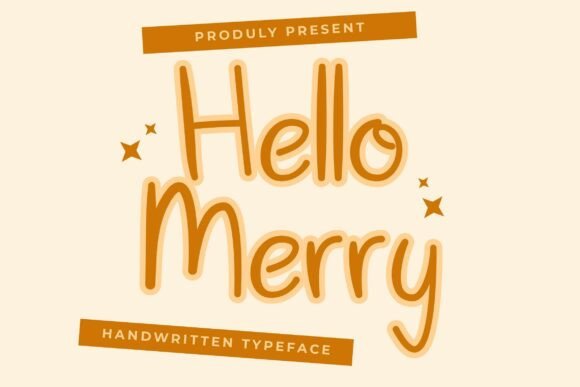 Hello Merry: A Joyful Handwritten Typeface for Digital Branding