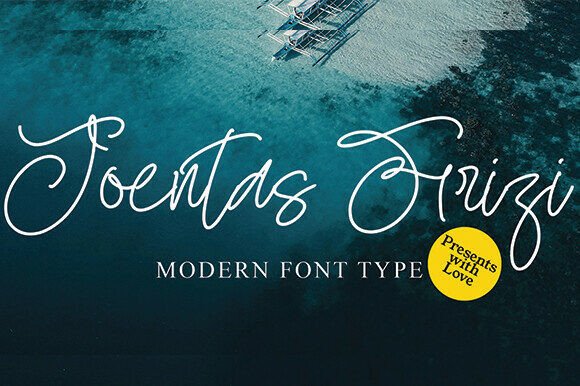 Joentas Fizi: The Handwritten Typeface That Elevates Campaign Visuals