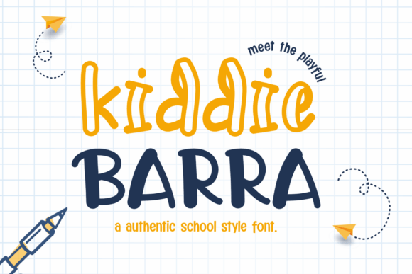 Kiddie Barra: The Authentic Script Amp Font for Campaigns That Feel Real