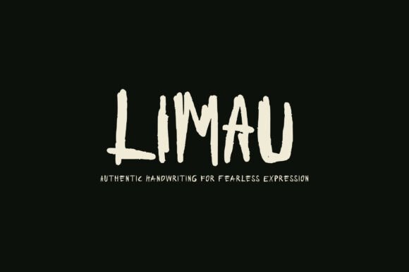 Limau: A Raw Script Typeface for Bold Editorial Design