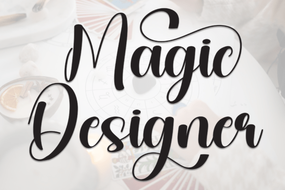 Magic Designer: The Script Typeface for Modern Editorial Design