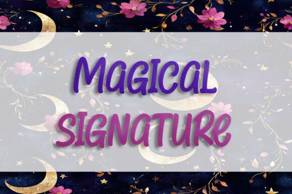 Magical Signature: The Script Font That Elevates Digital Brand Experiences