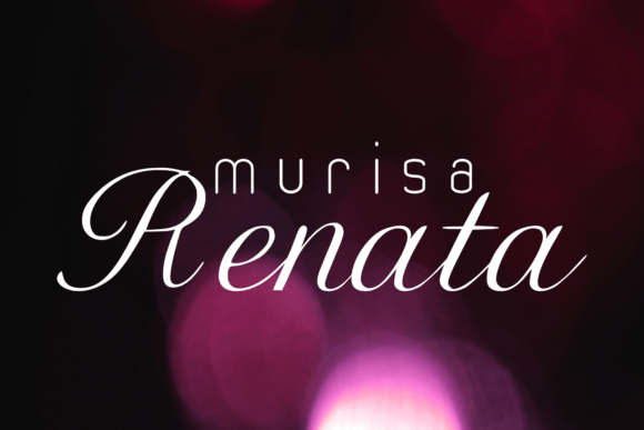 Murisarenata Regular: The Script Font for Modern Editorial Design