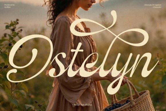 Ostelyn Regular: The Premium Script Typeface for Scroll-Stopping Campaigns