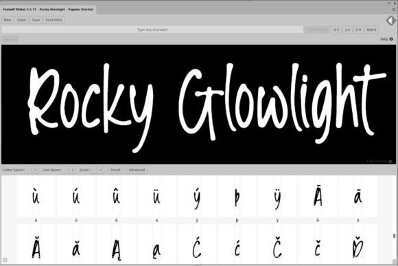 Rocky Glowlight: The Handcrafted Typeface for Editorial Design