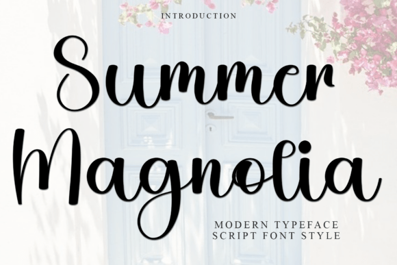 Summer Magnolia: The Festive Typeface That Elevates Small Business Branding