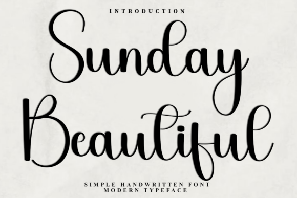 Sunday Beautiful: The Perfect Typeface for Festive Editorial Design