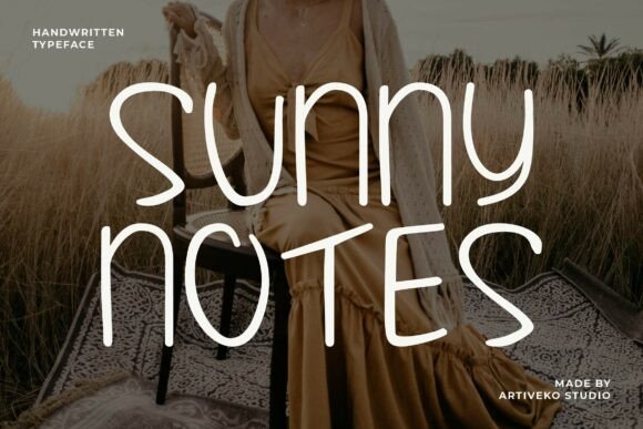 Sunnynotes Regular: A Handwritten Typeface for Authentic Campaigns