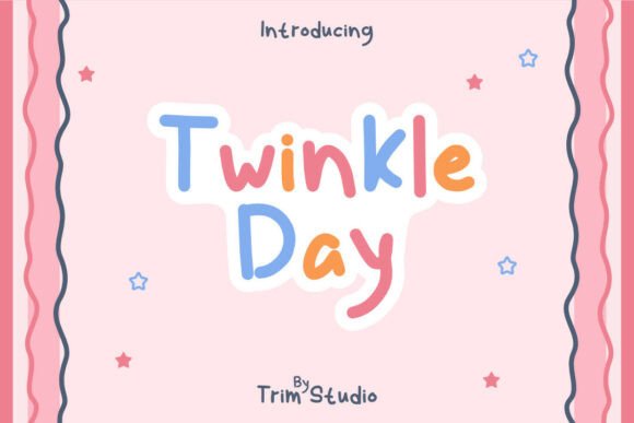 Twinkleday Regular: The Whimsical Typeface for Playful Editorial Design