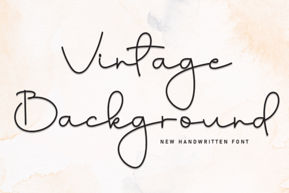 Vintage Background: The Graceful Typeface for Handmade Creators